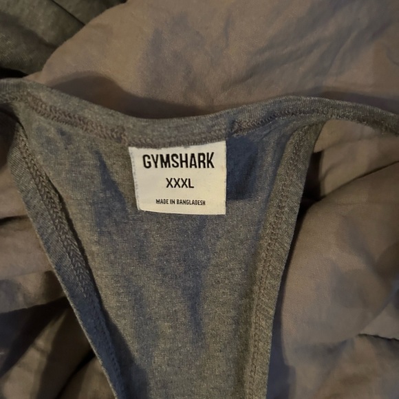 Gymshark stringer grey/red power stringer tank top - Picture 2 of 3